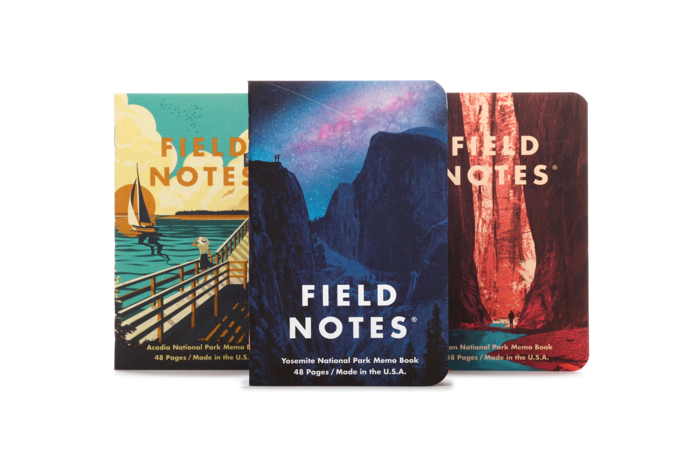 National Parks Pocket Notebook Pack - 6 Options