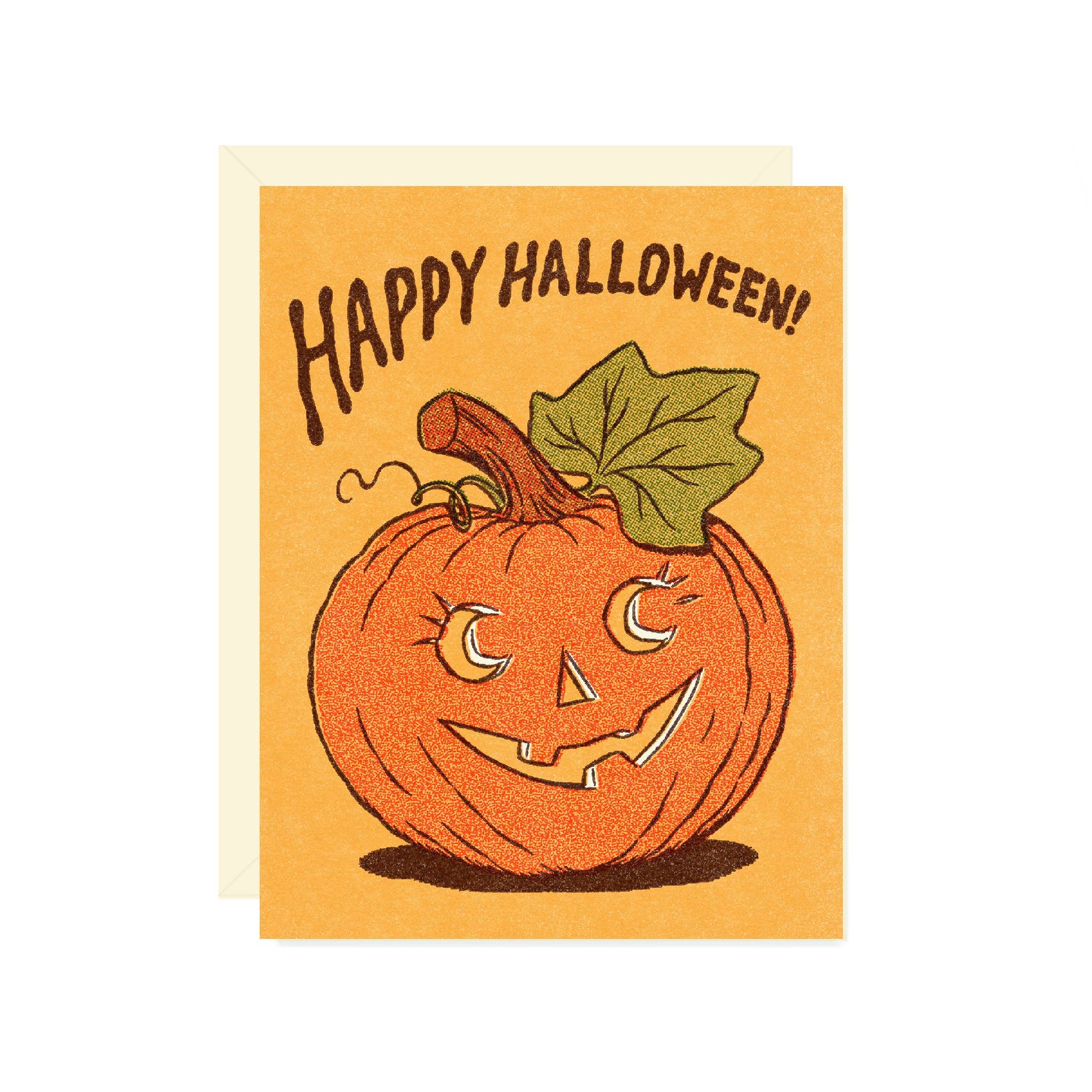 Happy Halloween Pumpkin Card