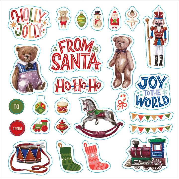 Merry & Bright Christmas Festive Sticker Book
