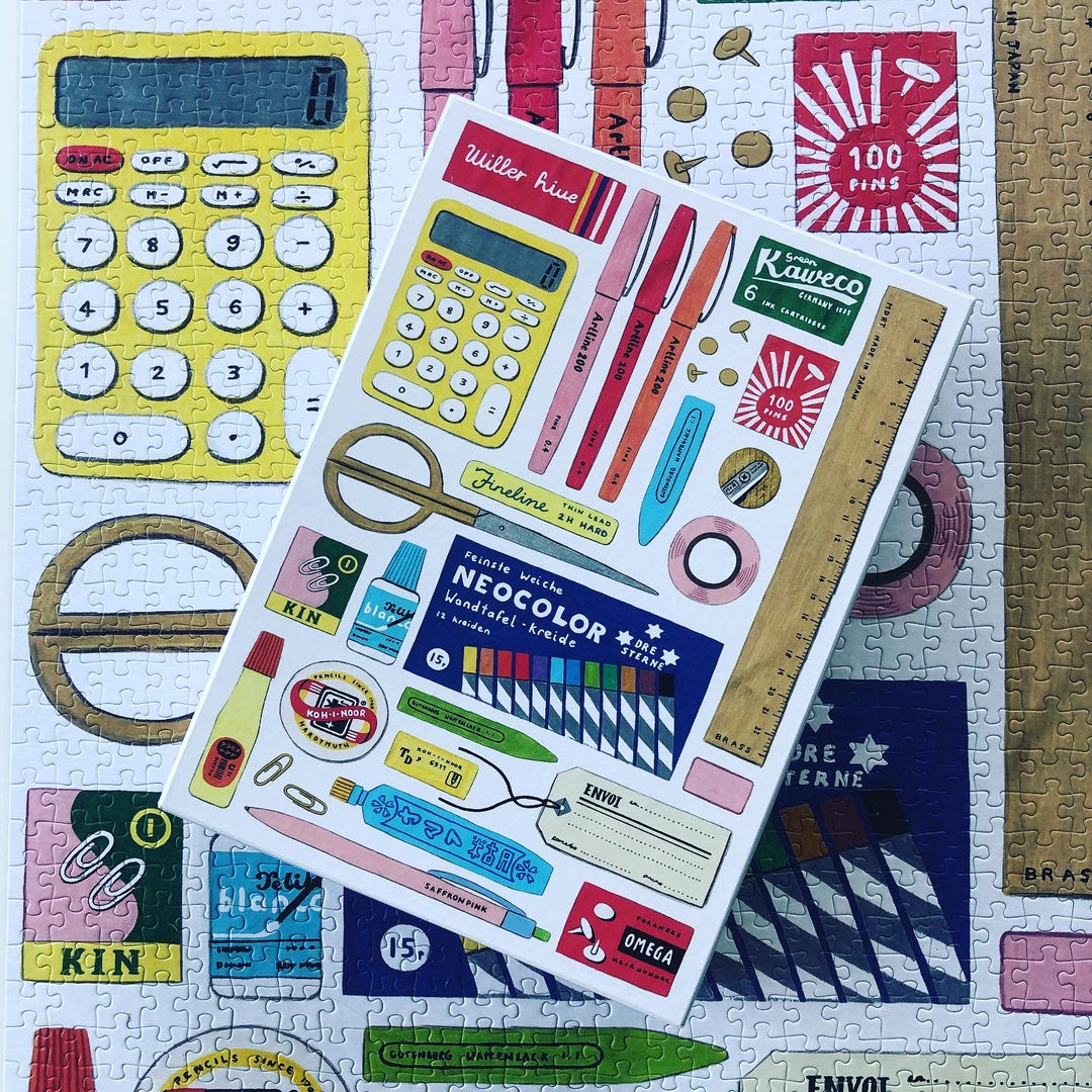 Stationery Supplies 1000 Piece Puzzle