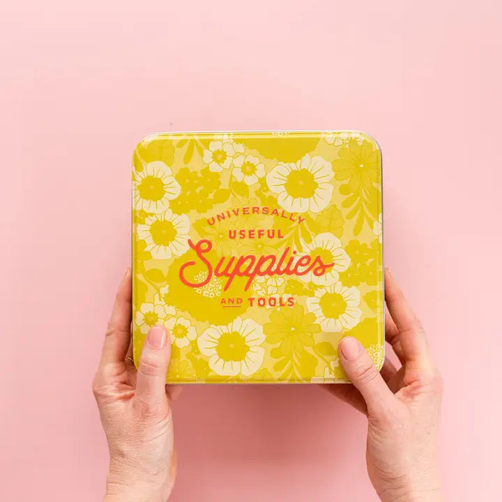 Embroidery Starter Kit with Sewing Tin