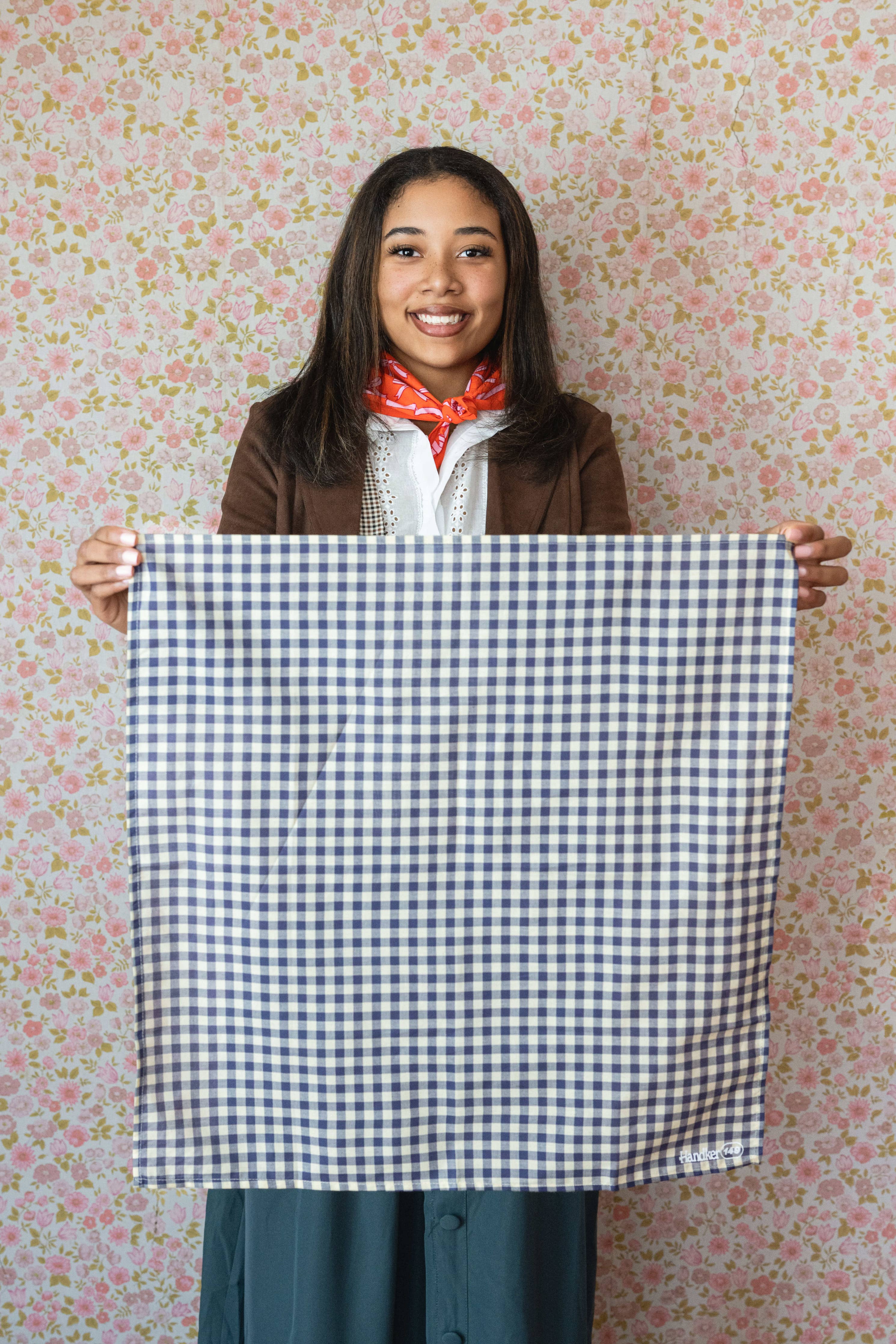 Gingham Teddy Bandana - No. 149
