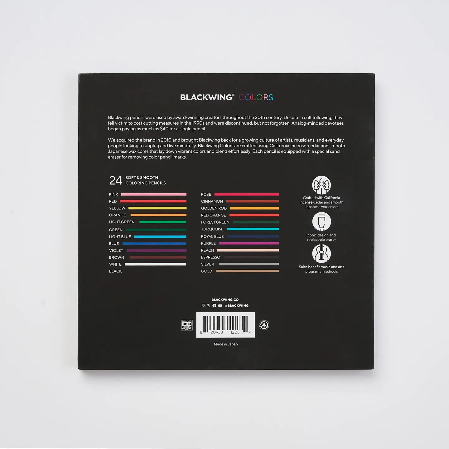 Blackwing Color Pencils - 12 Pack