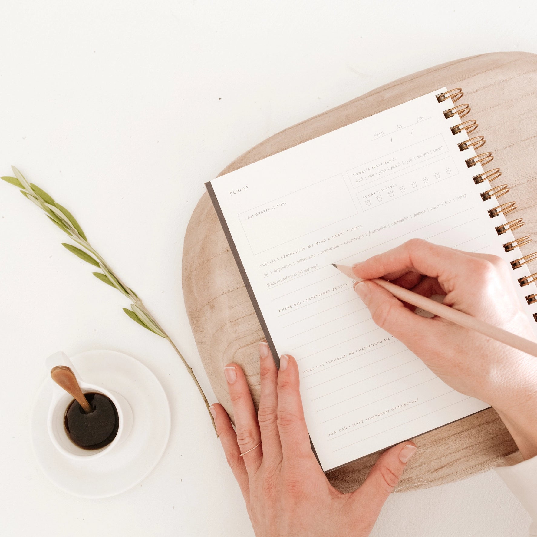 Daily Pause Undated Journal - 7 Colors