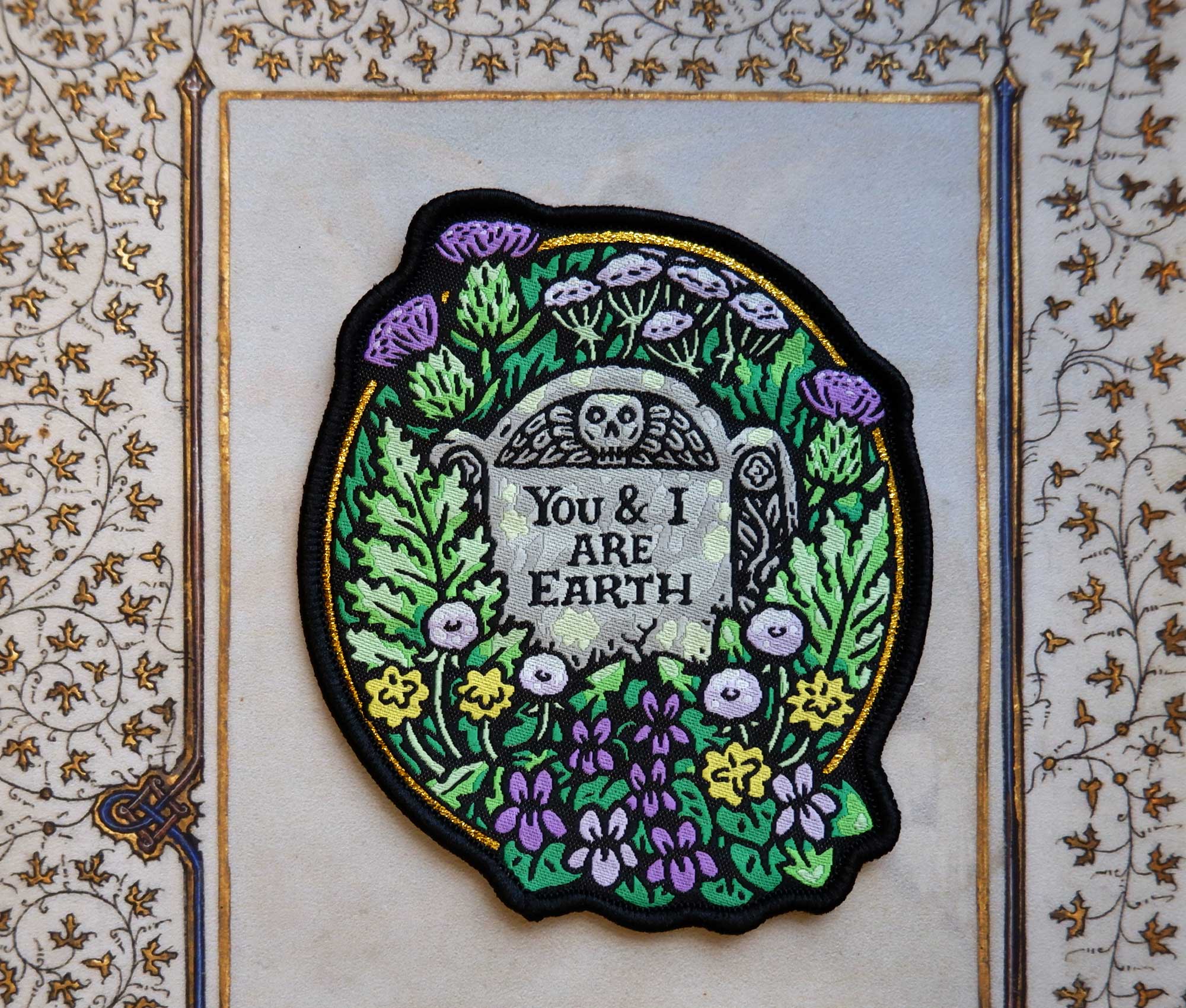 You and I Are Earth Woven Patch