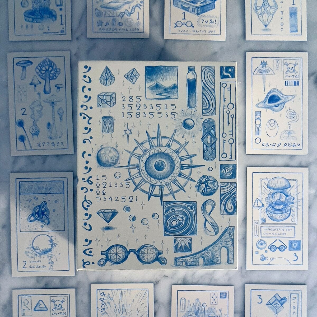 The Cerulean Sequence - Oracle Deck
