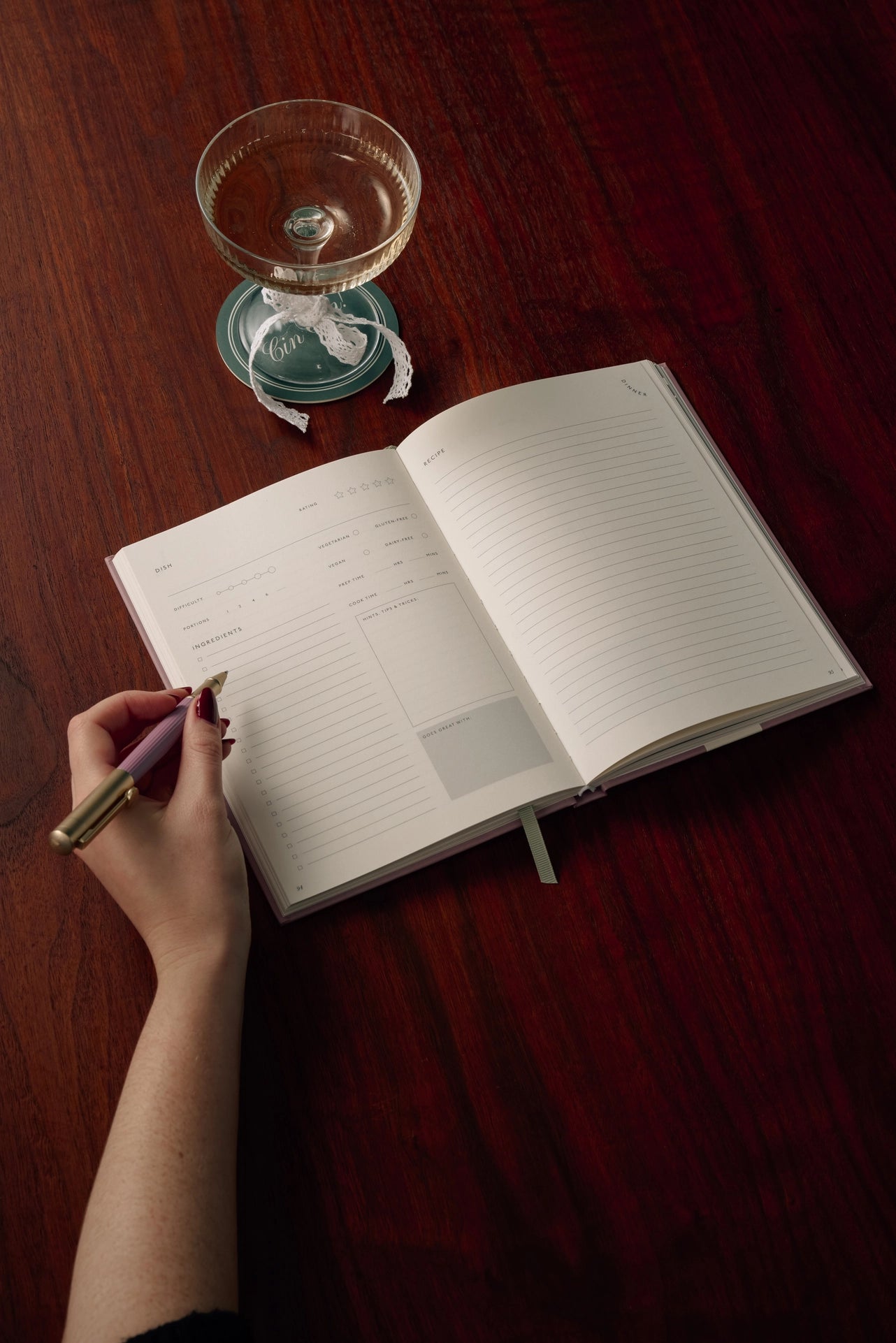 The Vinyard Guided Recipe Journal