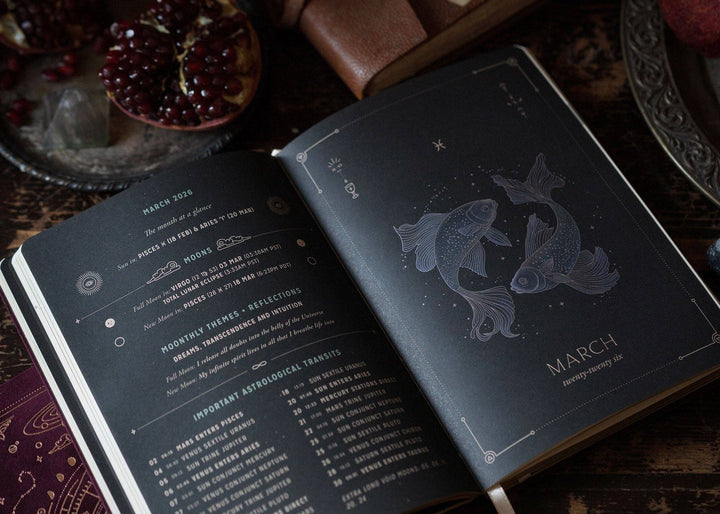 Magic of I - 2026 Astrological Almanac & Guidebook - Pomegranate Velvet