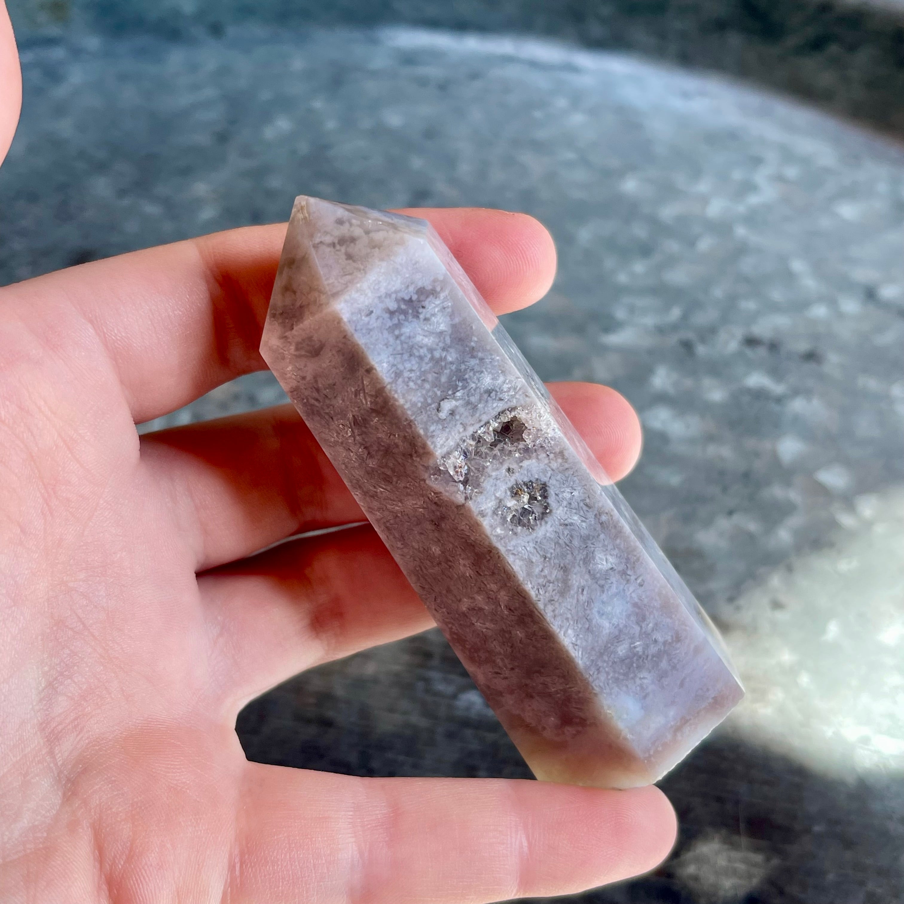Flower Agate - Crystal Tower