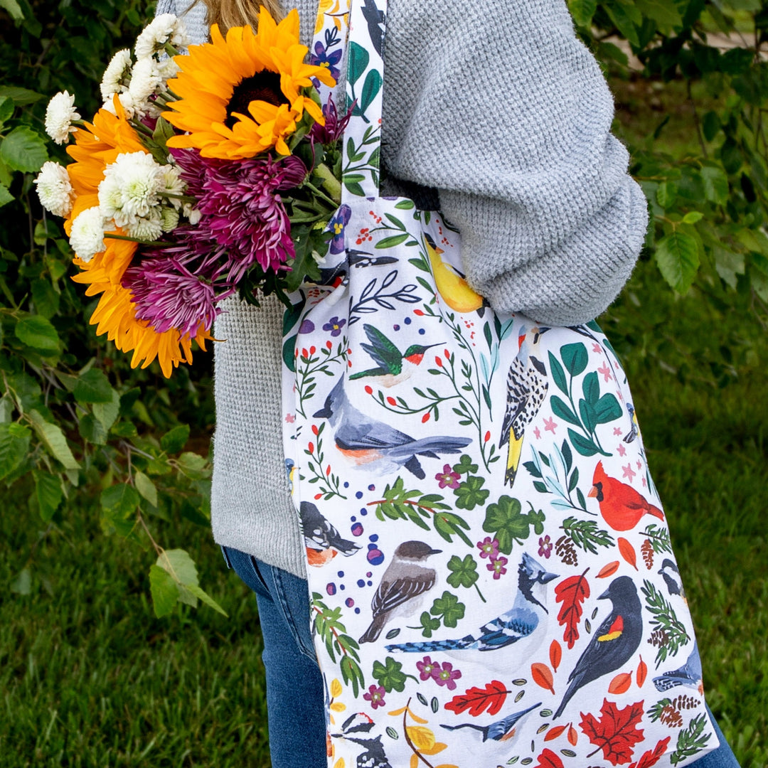 Feathered Friends Tote Bag