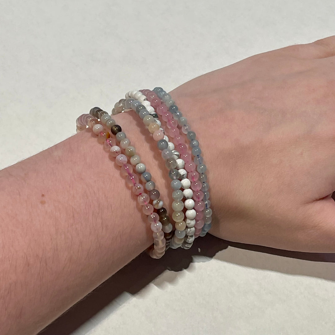 4mm Crystal Bracelets - Select your Stone
