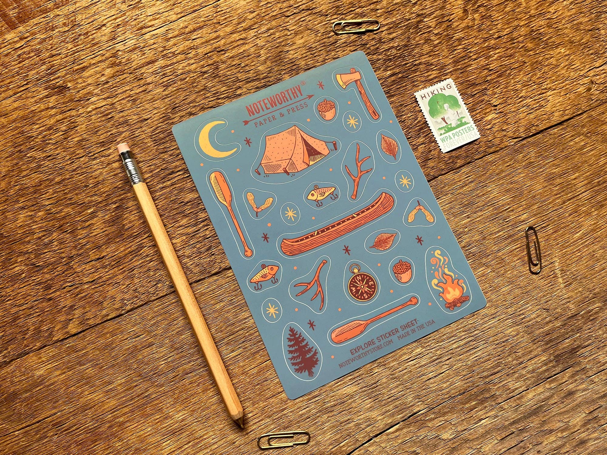 Explorer's Sticker Sheet