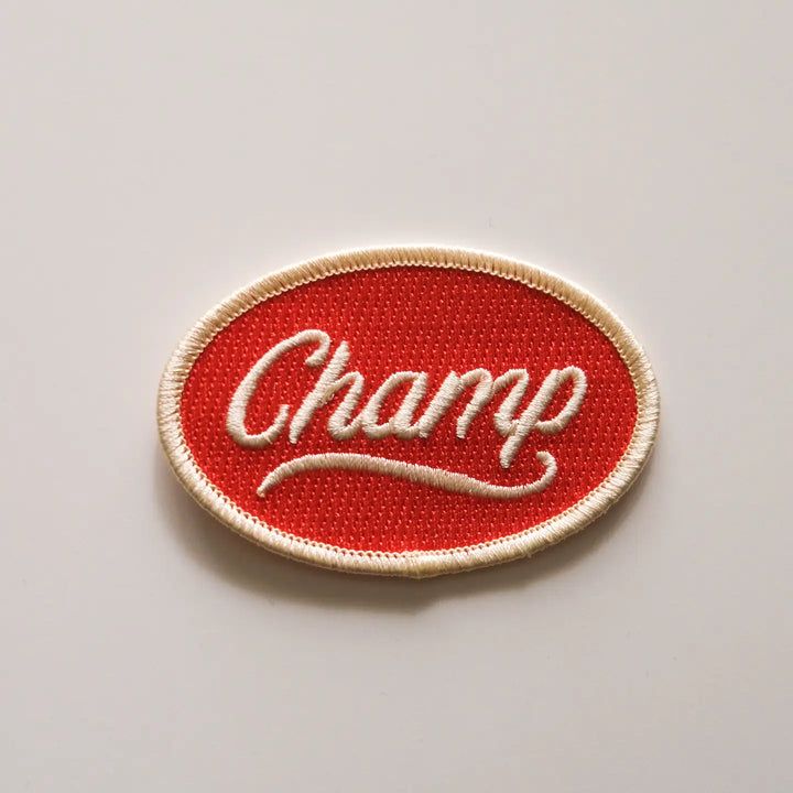 Champ Vintage Style Iron-On Patch