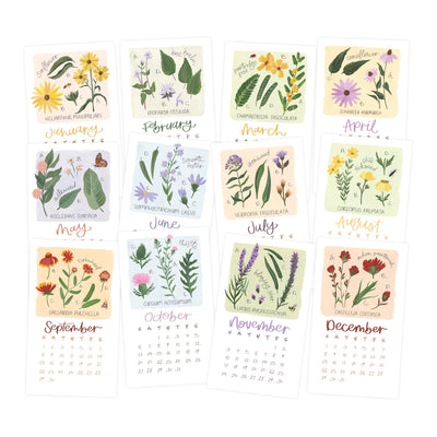 2024 Wildflower Botanicals Stump Calendar
