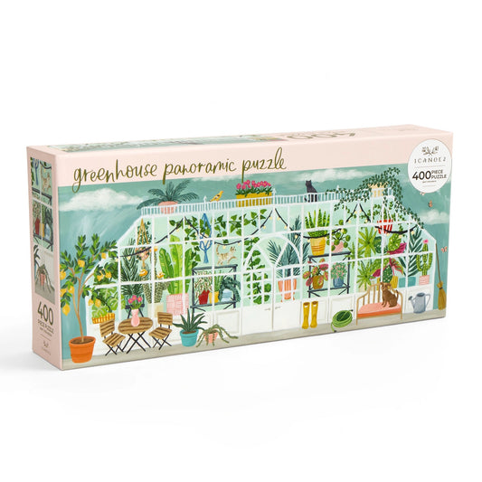 Greenhouse Panoramic 400-Piece Puzzle