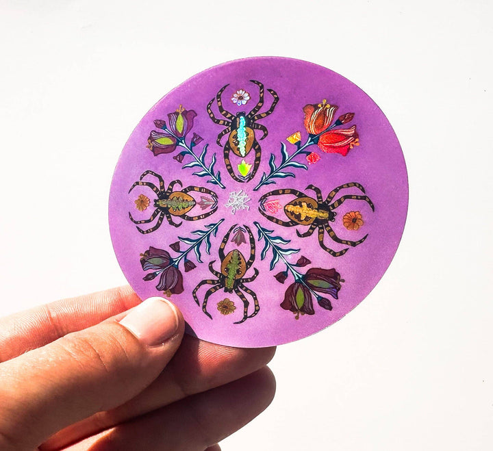 Holographic Creativity Spider Sigil Sticker