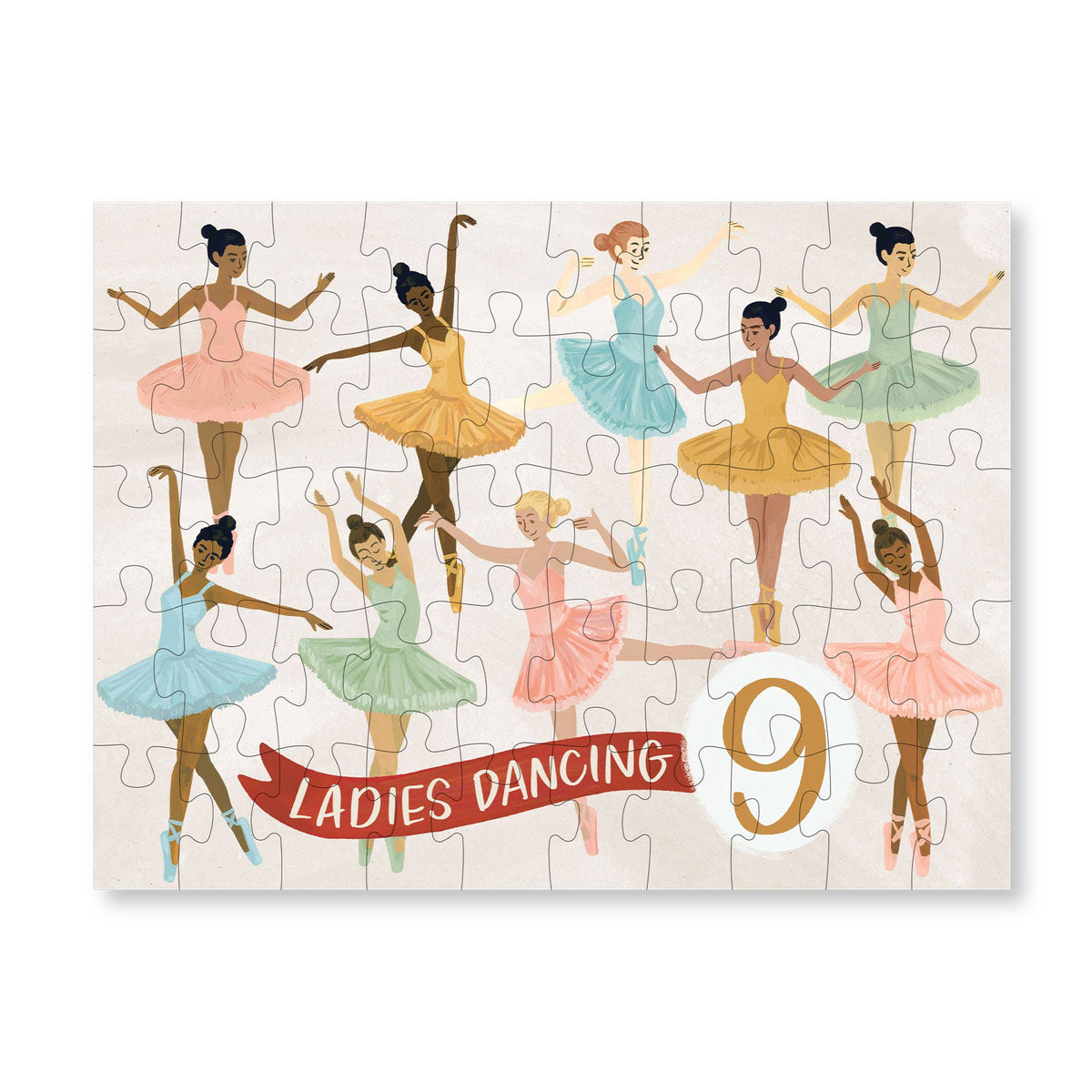 12 Days of Christmas Mini Puzzle Set of 12