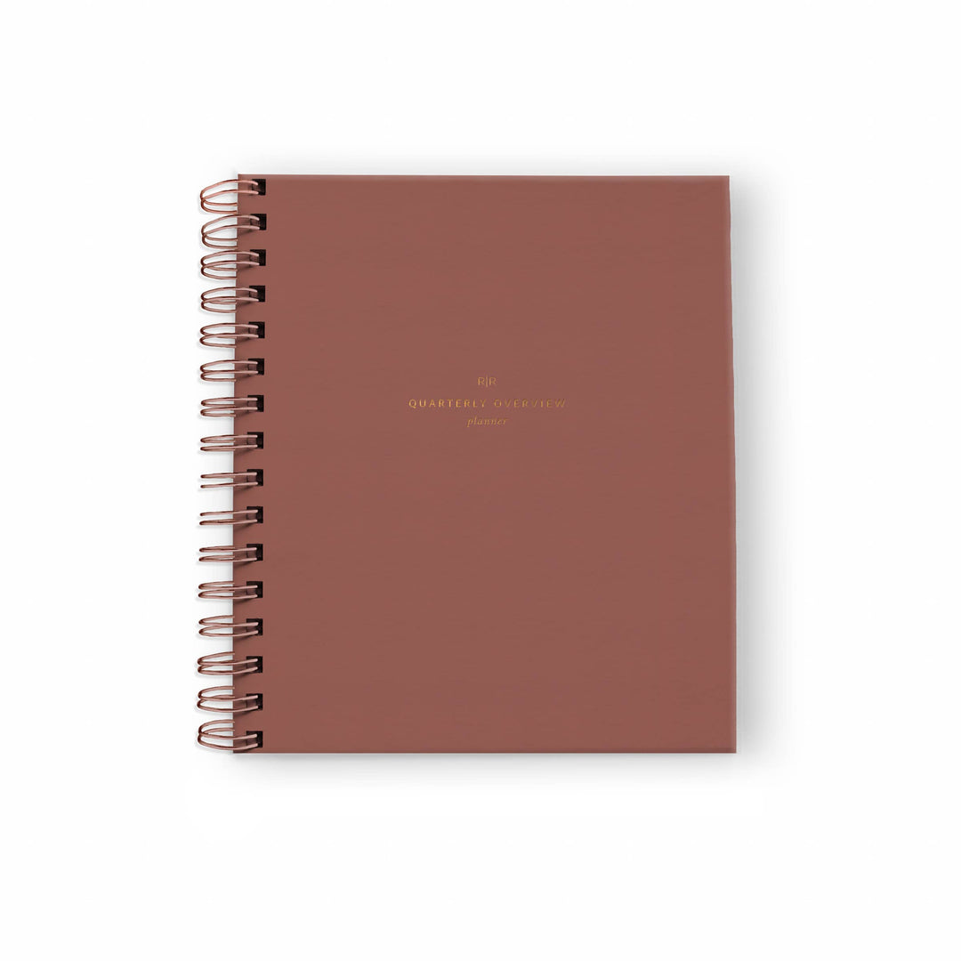 Quarterly Overview Undated Planner