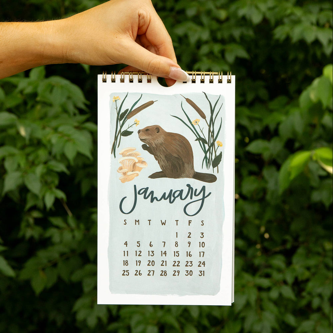 2026 Flora & Fauna Petite Wall Calendar