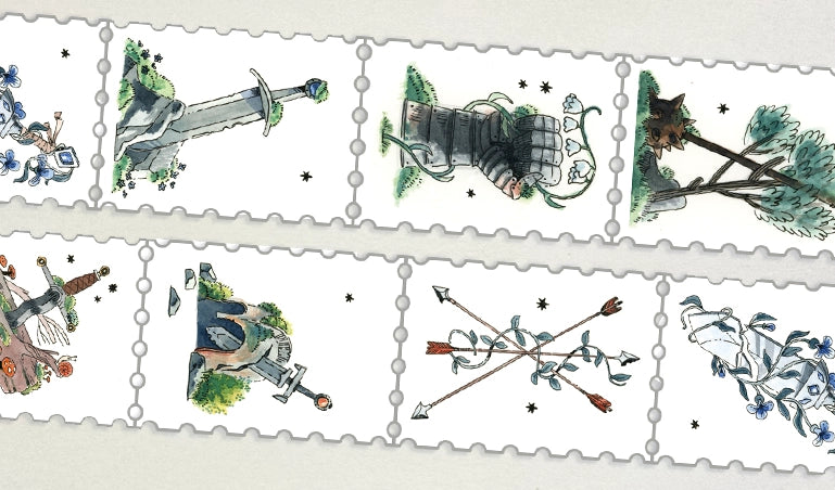 Forgotten Armory Stamp Washi Tape