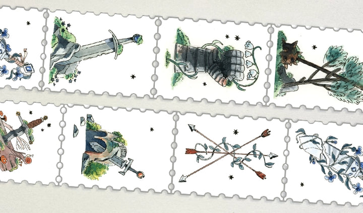 Forgotten Armory Stamp Washi Tape