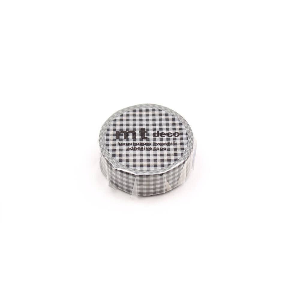 MT Black Gingham Washi Tape