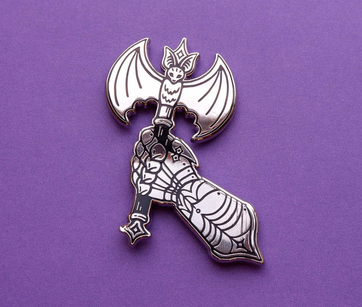 Battle Axe & Gauntlet Pin
