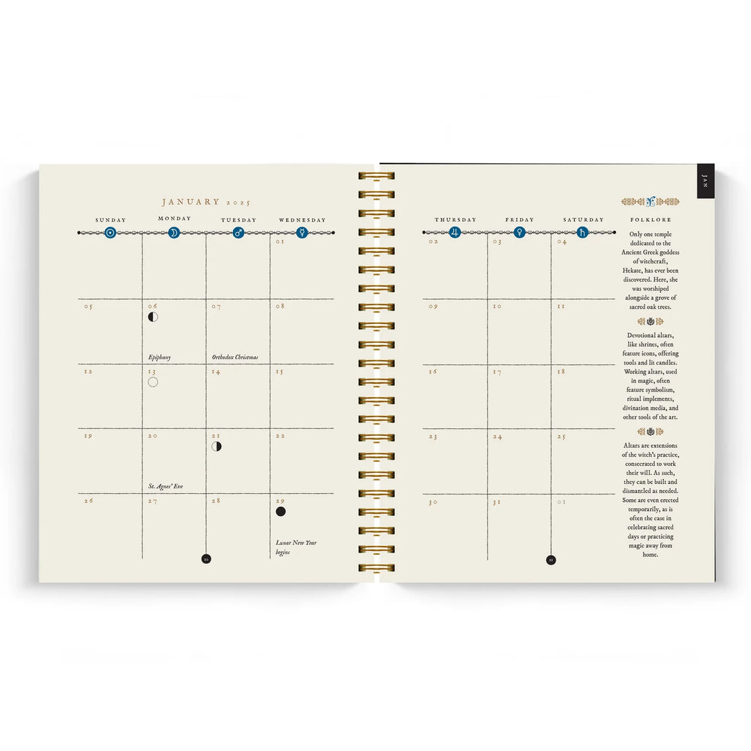 The Witch's Yearly Planner - 2025 Preorder