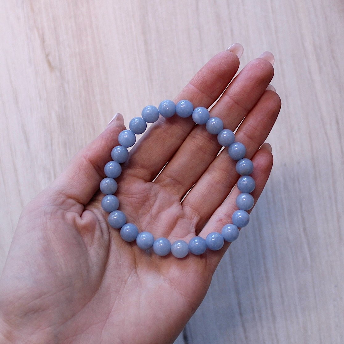 Angelite - Crystal Bracelet
