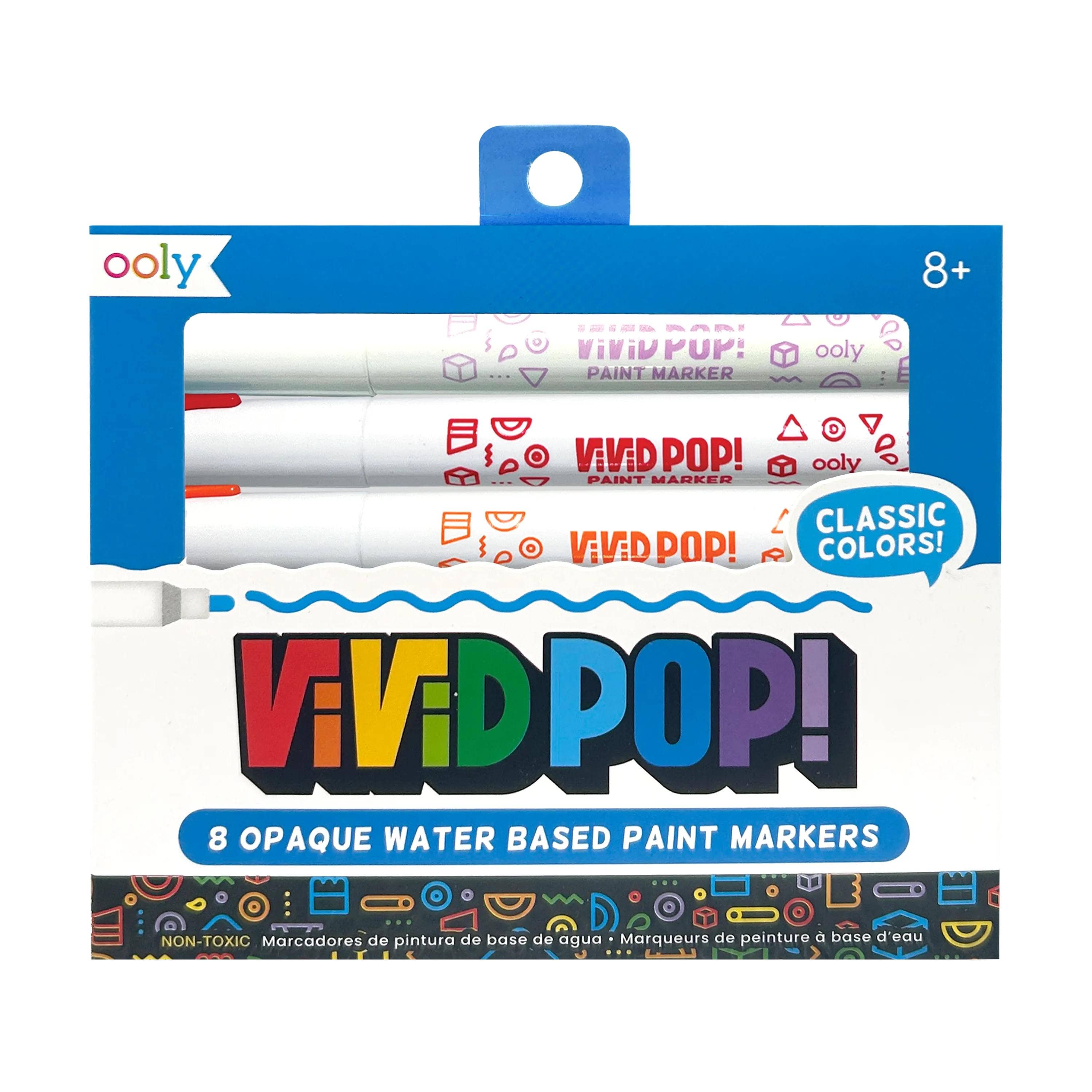 Vivid Pop Paint Markers - Classic Set of 8