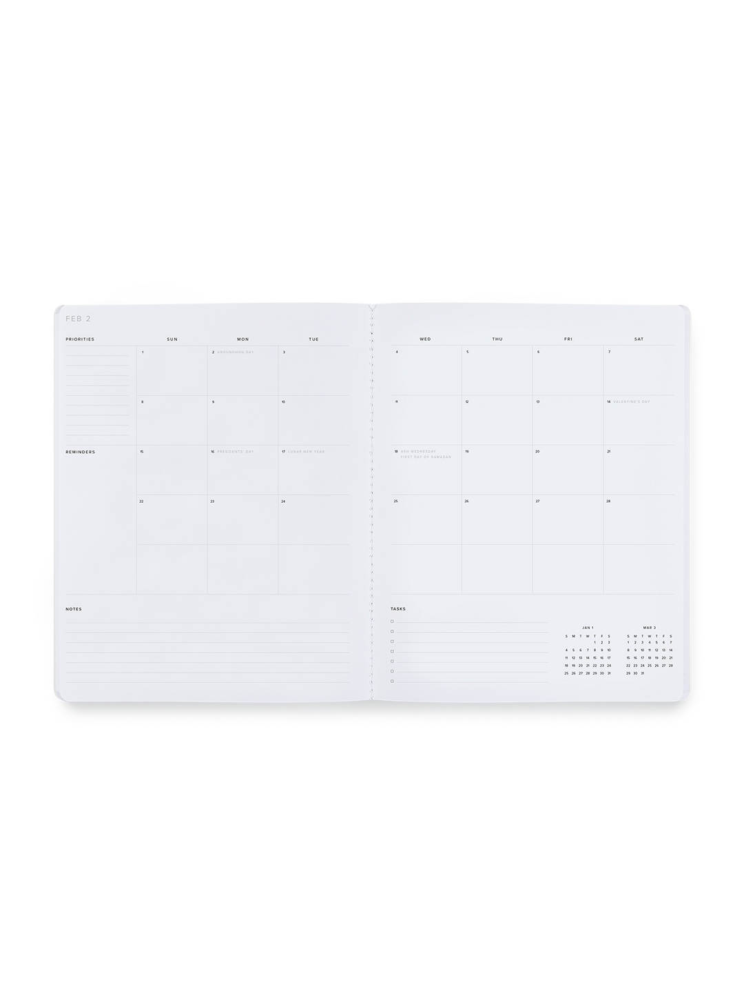 Appointed 2026 Monthly Planner