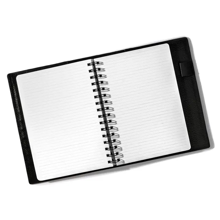 Mini Lined Spiral Notebook - Ash