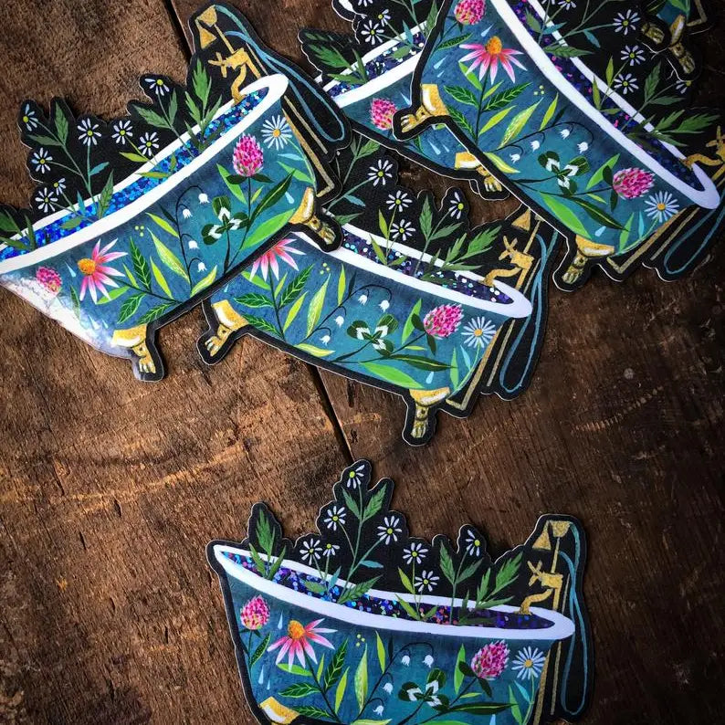 Restful Bathtub Sticker