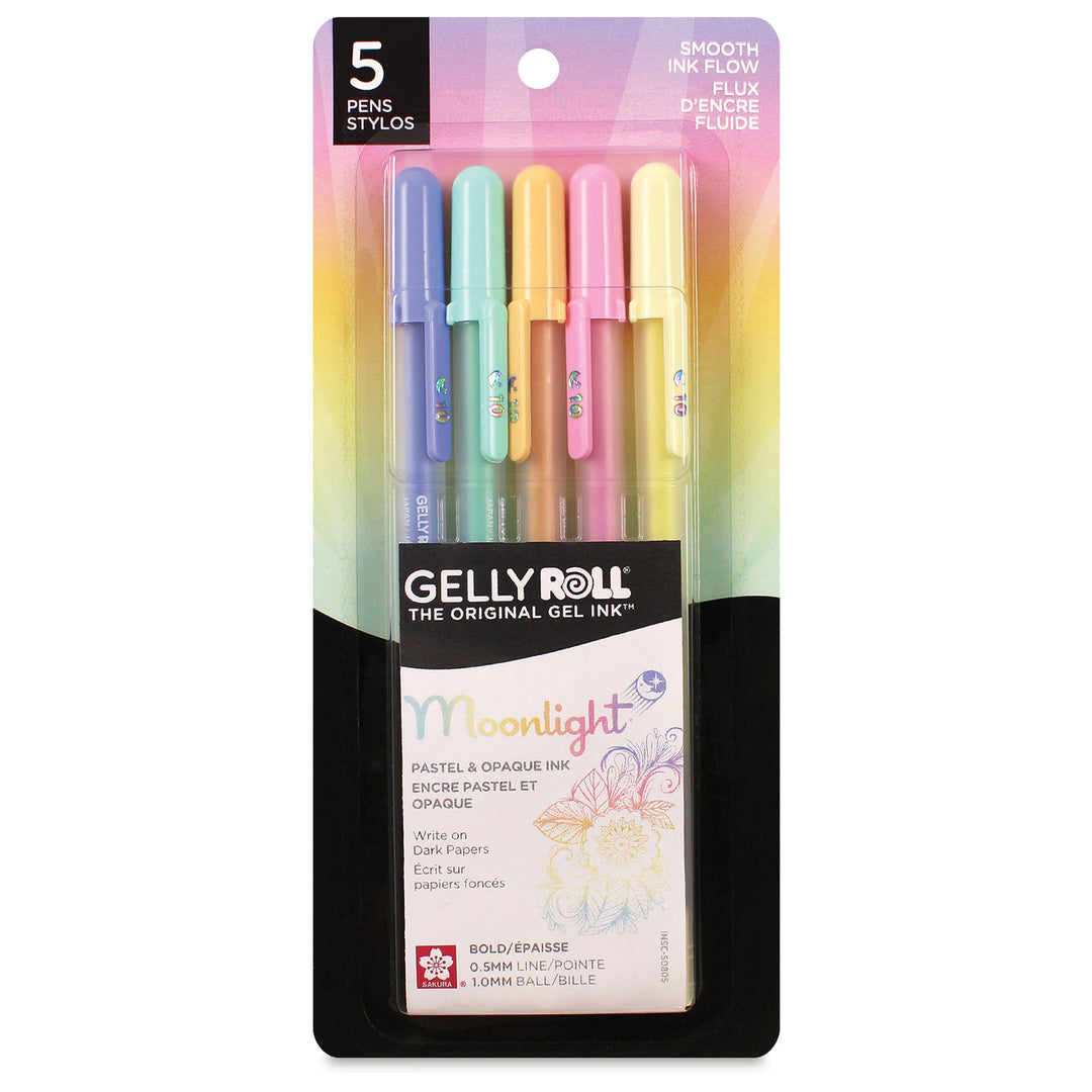 Gelly Roll Moonlight Pack - Pastel 5 Pack