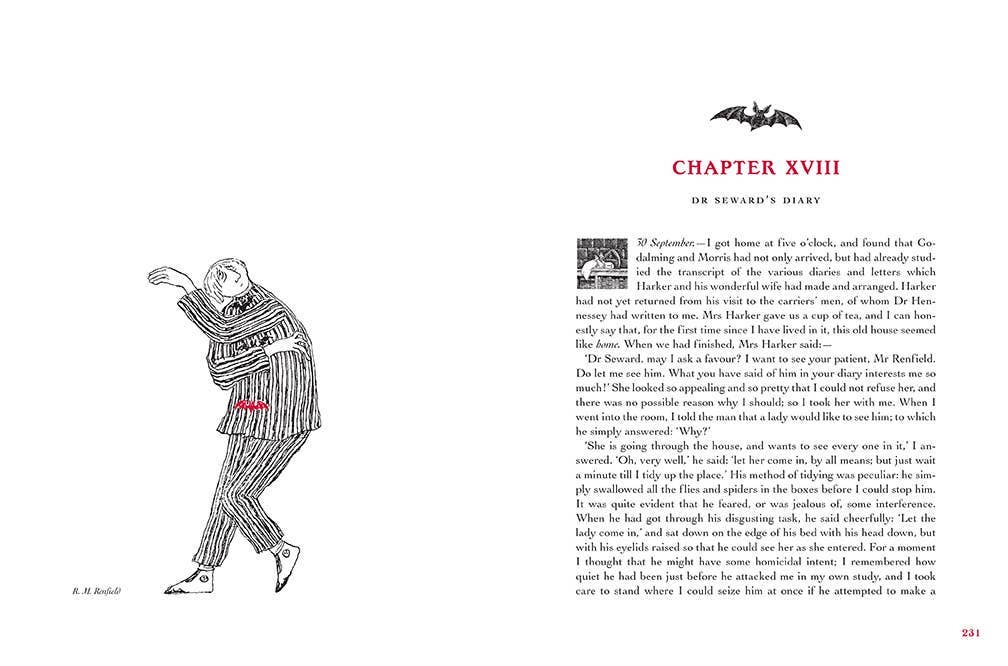 Dracula - Bat Painted Edges x Edward Gorey Cover Edition