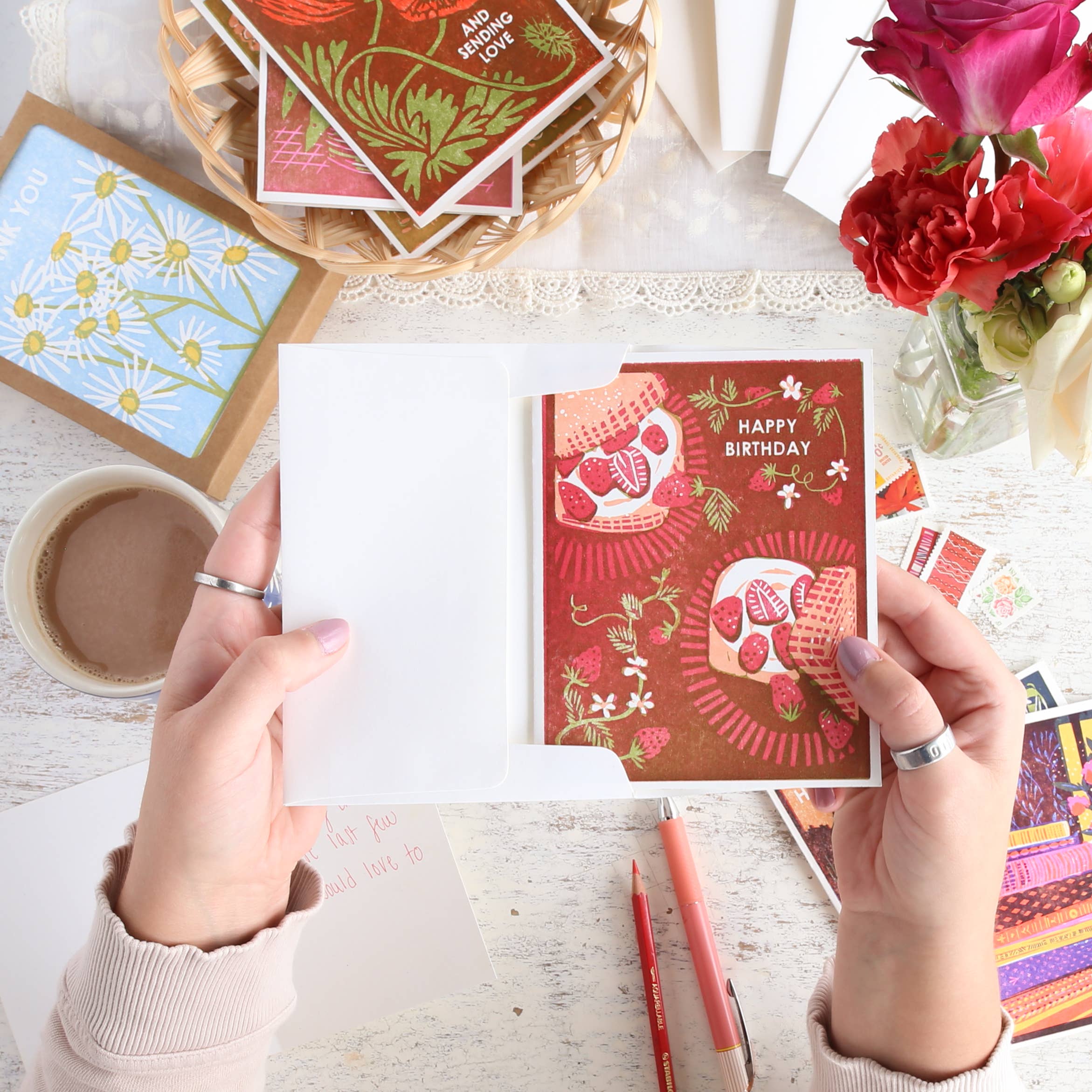 Happy Birthday Strawberry Shortcake Card