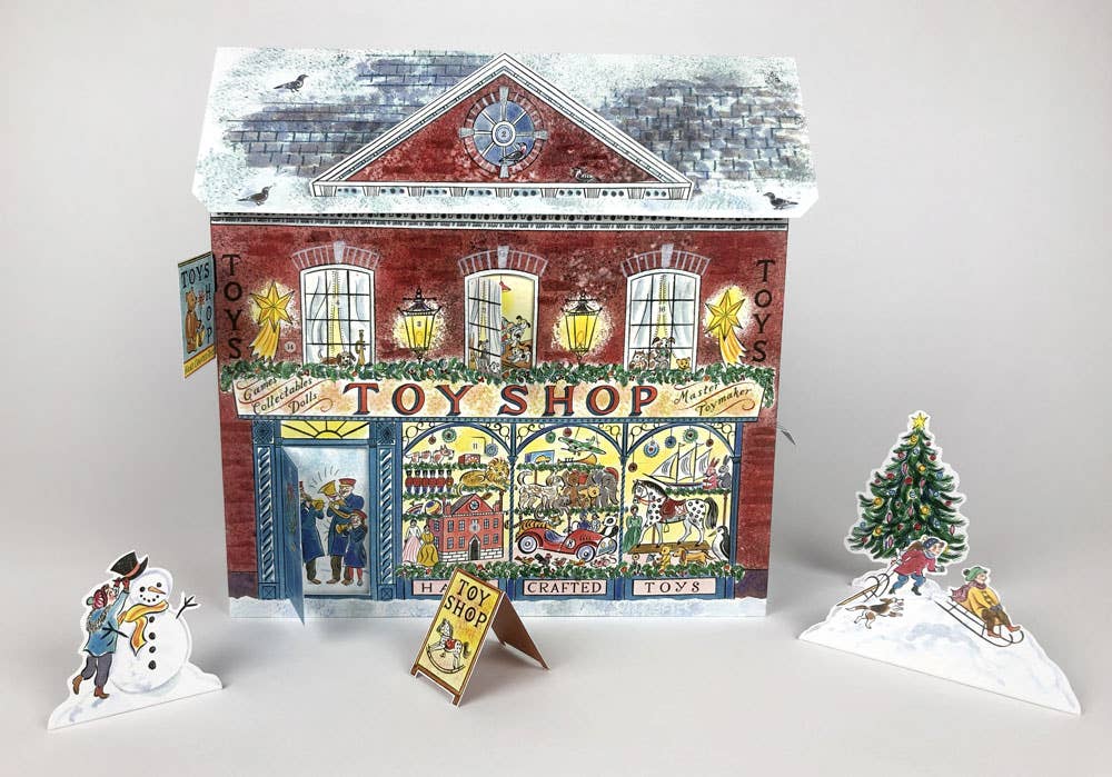 Toy Shop Standing Advent Calendar