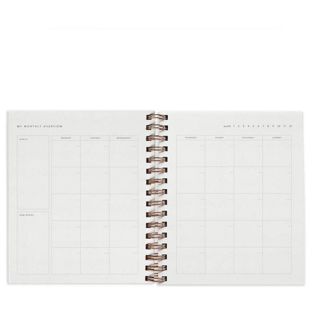 Quarterly Overview Undated Planner