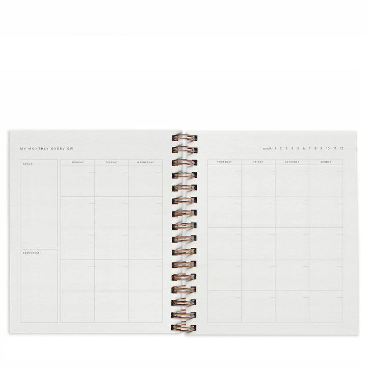 Quarterly Overview Undated Planner