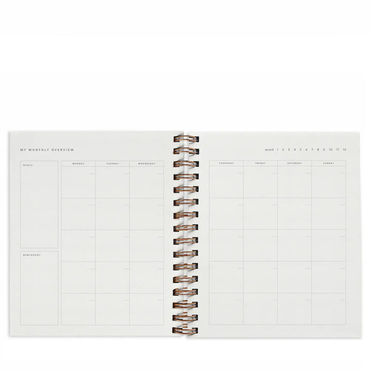 Daily Overview Planner Undated - Autumn Spice