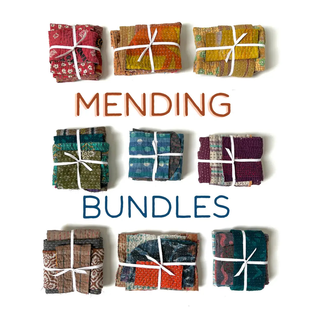 Kantha Mending Bundles - Large