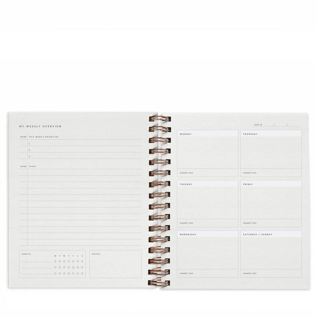 Quarterly Overview Undated Planner