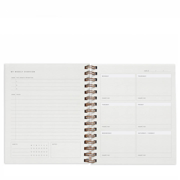 Quarterly Overview Undated Planner
