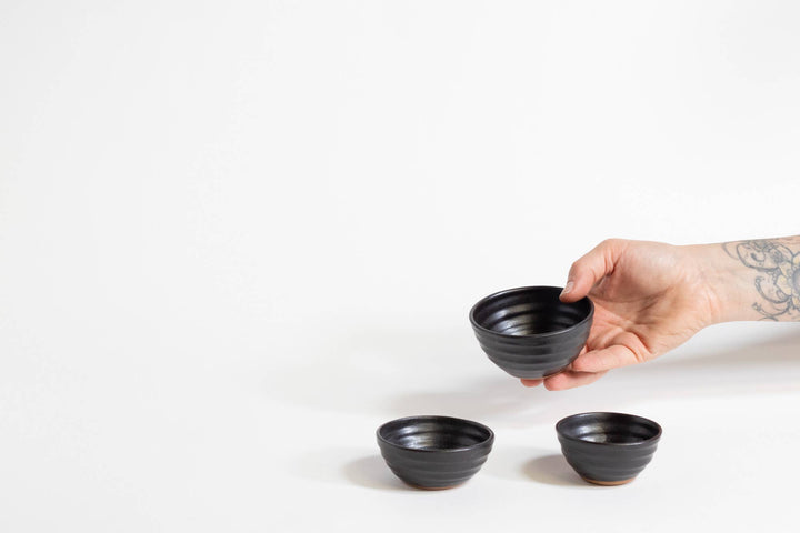 Artist Choice Little Ceramic Bowls - Black