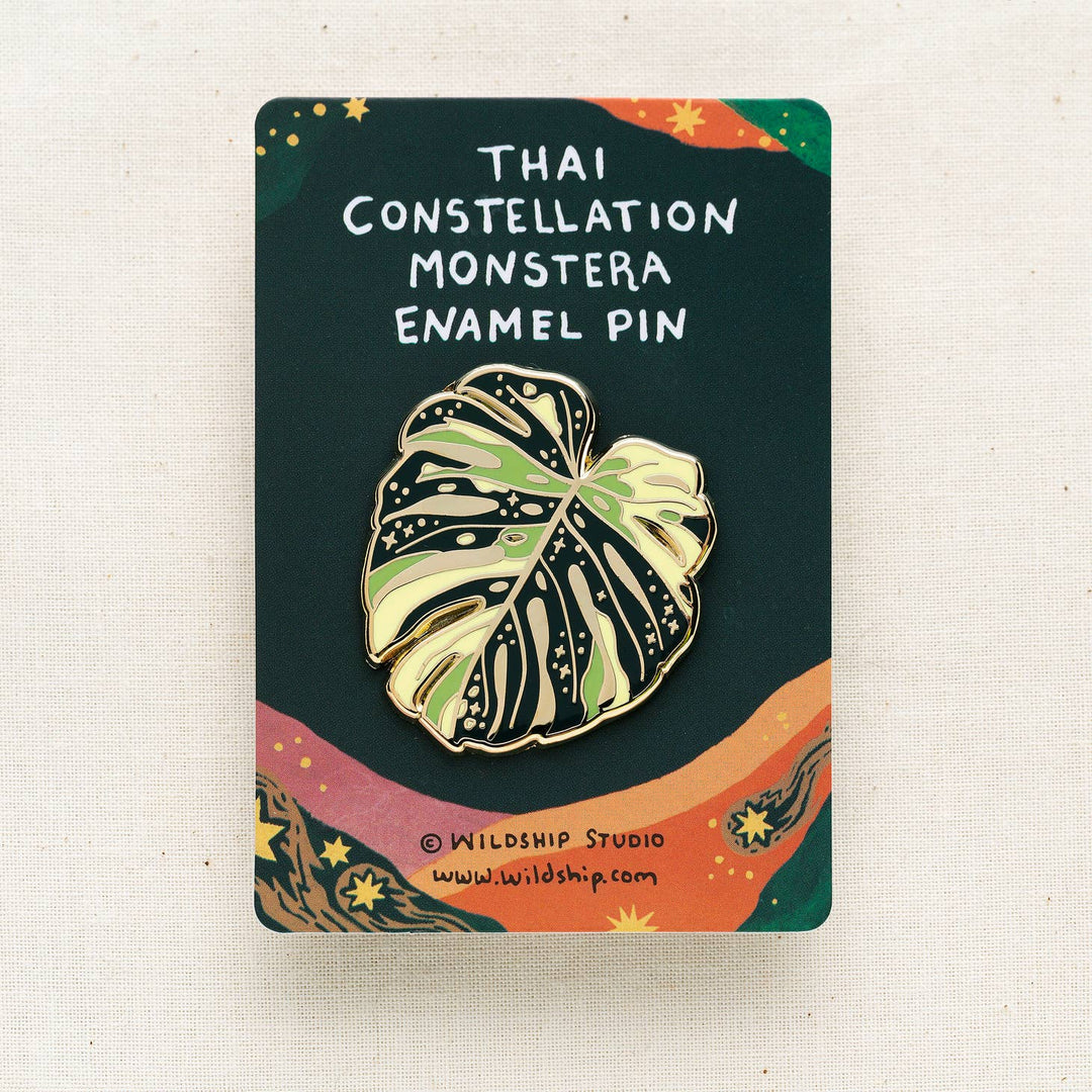 Monstera Thai Constellation Pin