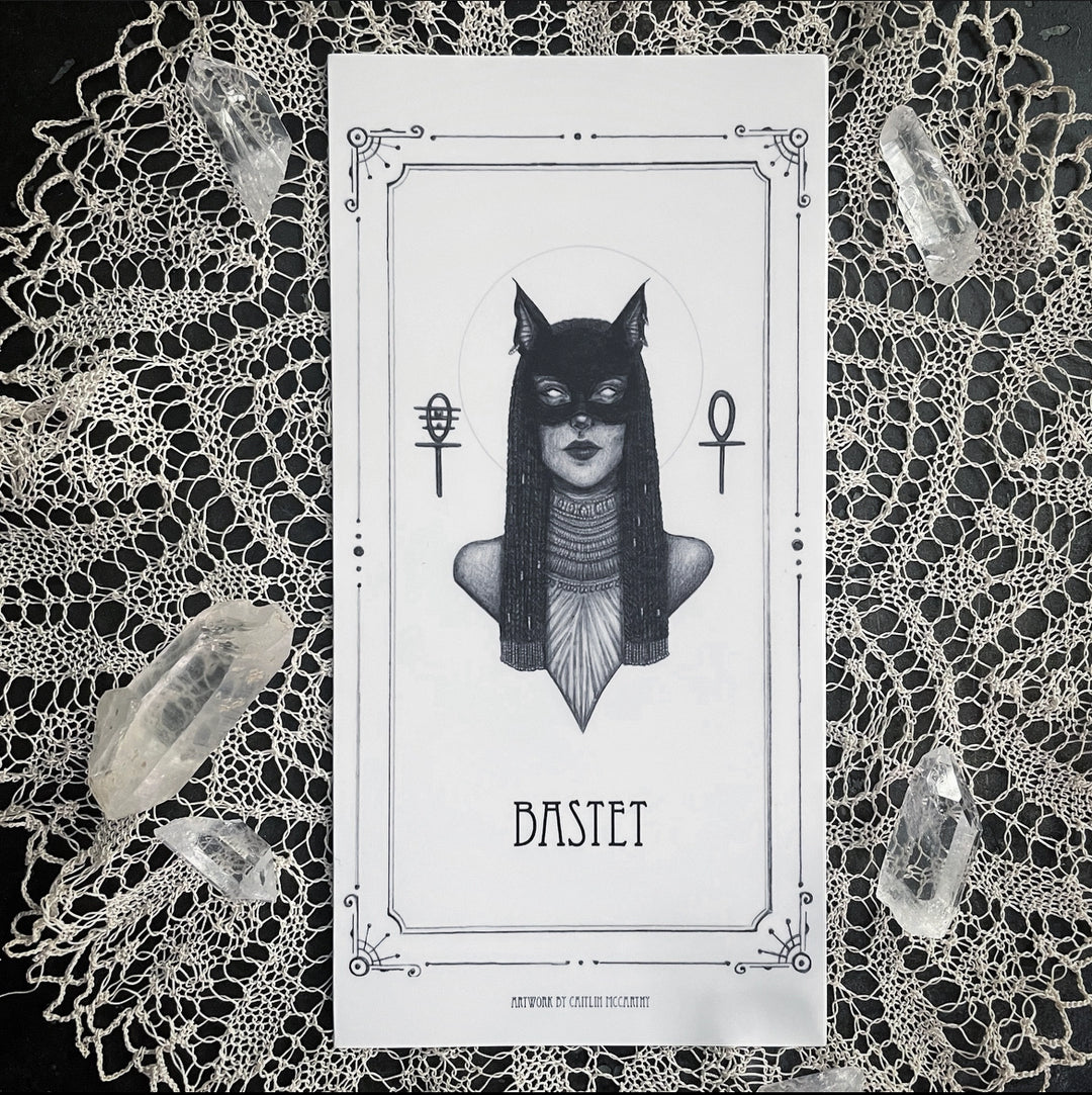 Bastet Devotional Candle Sticker