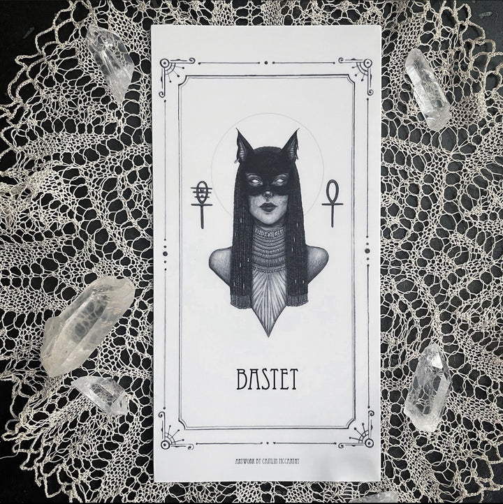 Bastet Devotional Candle Sticker