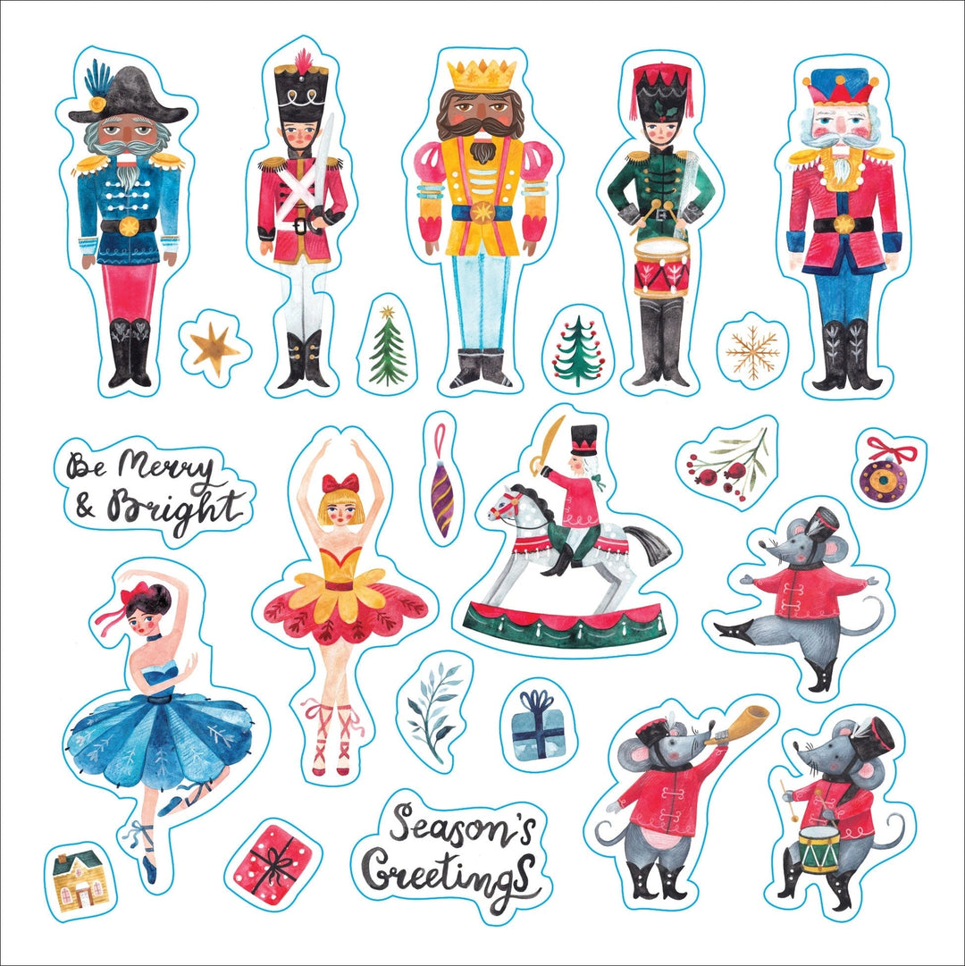 Merry & Bright Christmas Festive Sticker Book