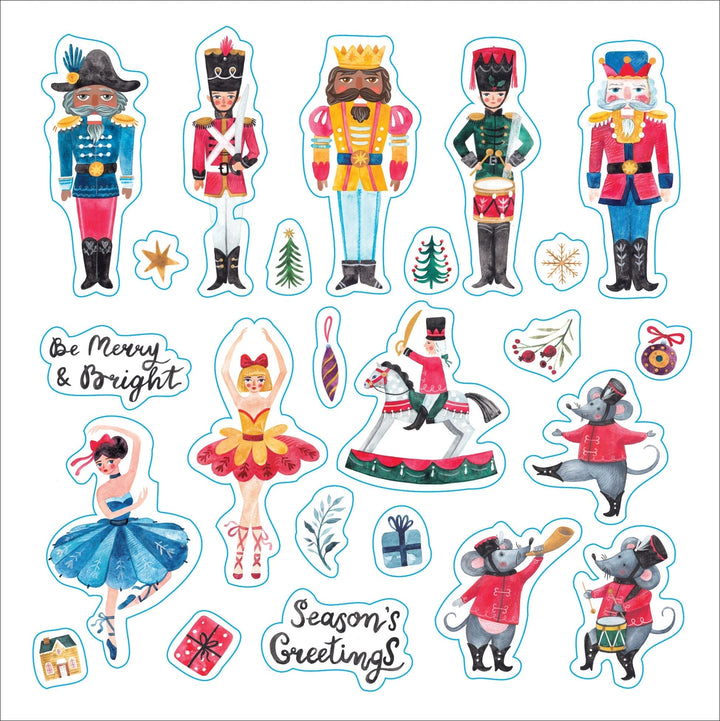 Merry & Bright Christmas Festive Sticker Book