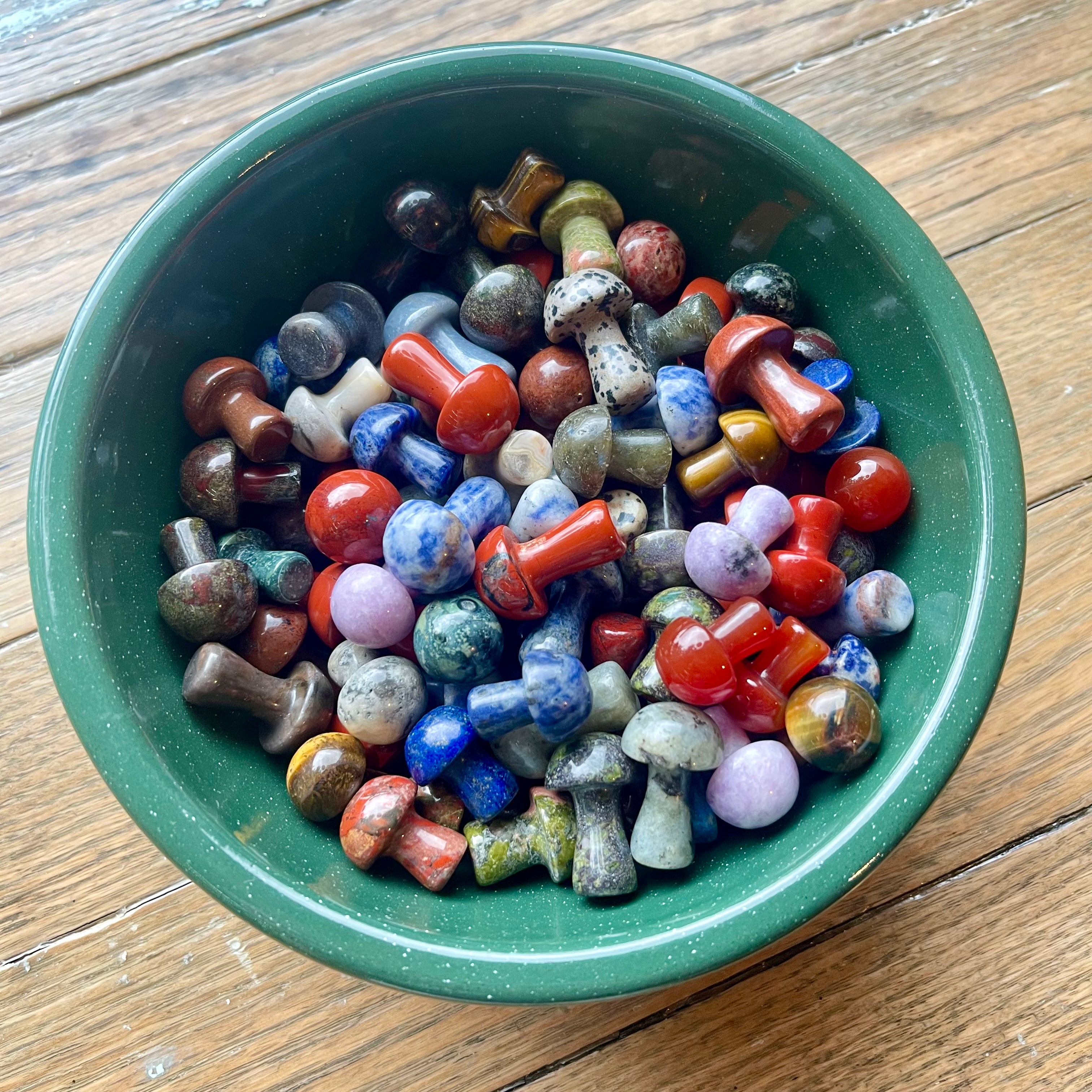 Mystery Crystals - Mushroom Carvings